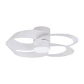 Mantra - Mantra Rose 65cm 24W LED Dimmable Ceiling Light With Built - In 22W DC Reversible Fan, Remote Control 2700 - 5000K, 2000lm - Luminosity Designs Ltd