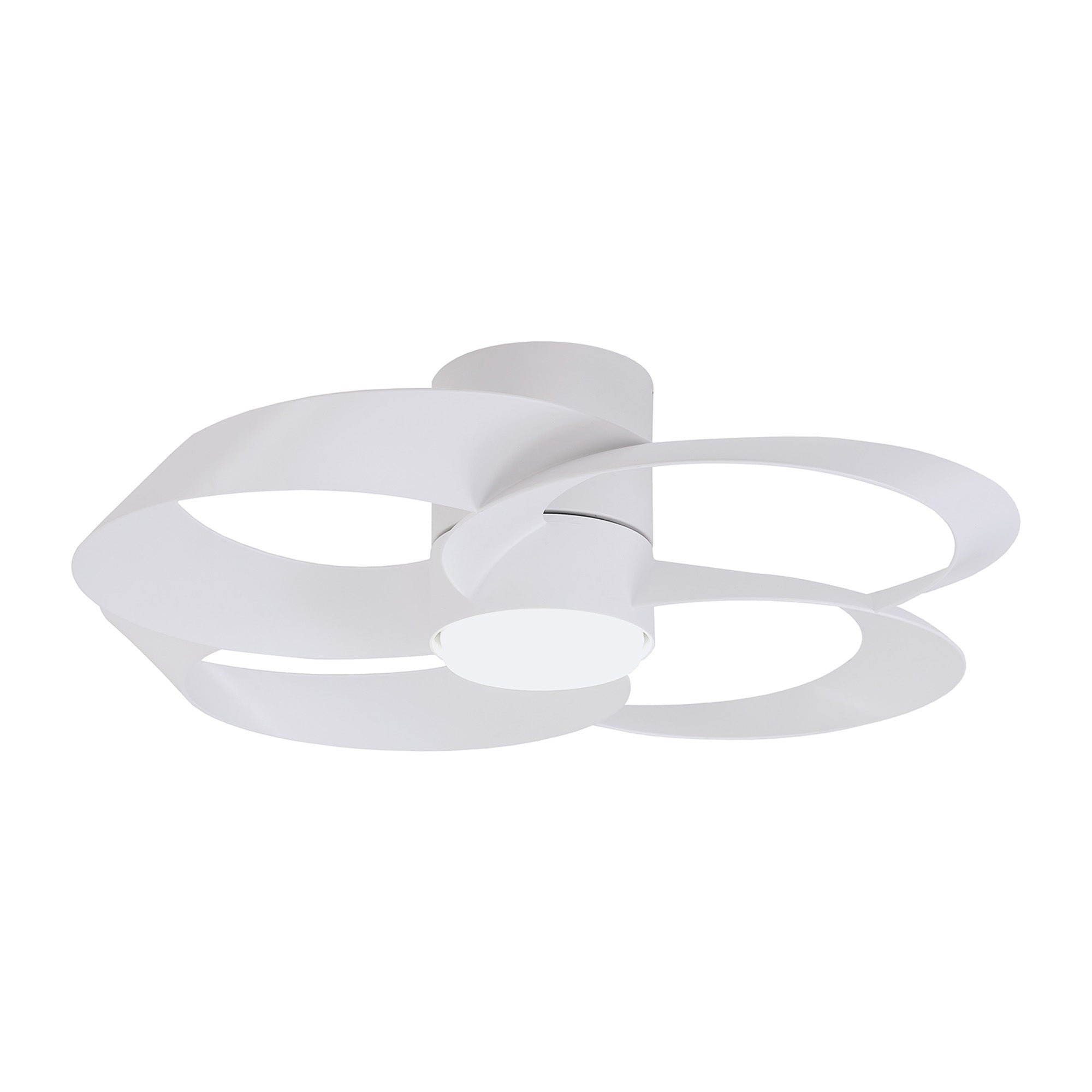Mantra - Mantra Rose 65cm 24W LED Dimmable Ceiling Light With Built - In 22W DC Reversible Fan, Remote Control 2700 - 5000K, 2000lm - Luminosity Designs Ltd