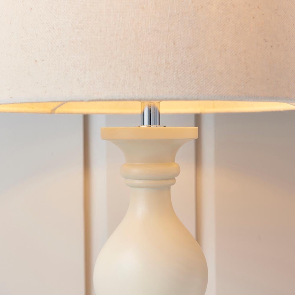 Endon - Marsham Vintage Style Table Lamp with Complimenting Shade - Luminosity Designs Ltd