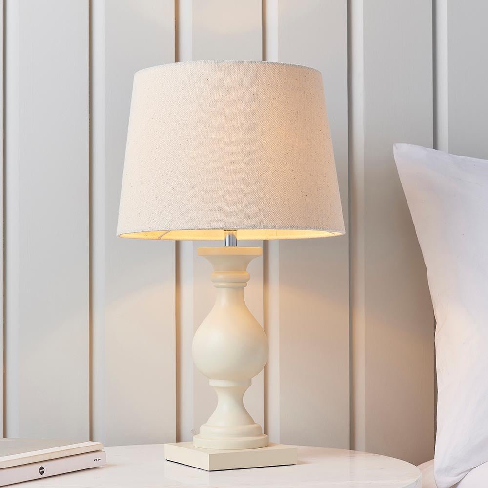 Endon - Marsham Vintage Style Table Lamp with Complimenting Shade - Luminosity Designs Ltd