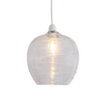 Oaks Lighting - Martell Non Electric Brandy Glass Swirled Shade for Ceiling Pendants (Oaks 2424 NE) - Luminosity Designs Ltd