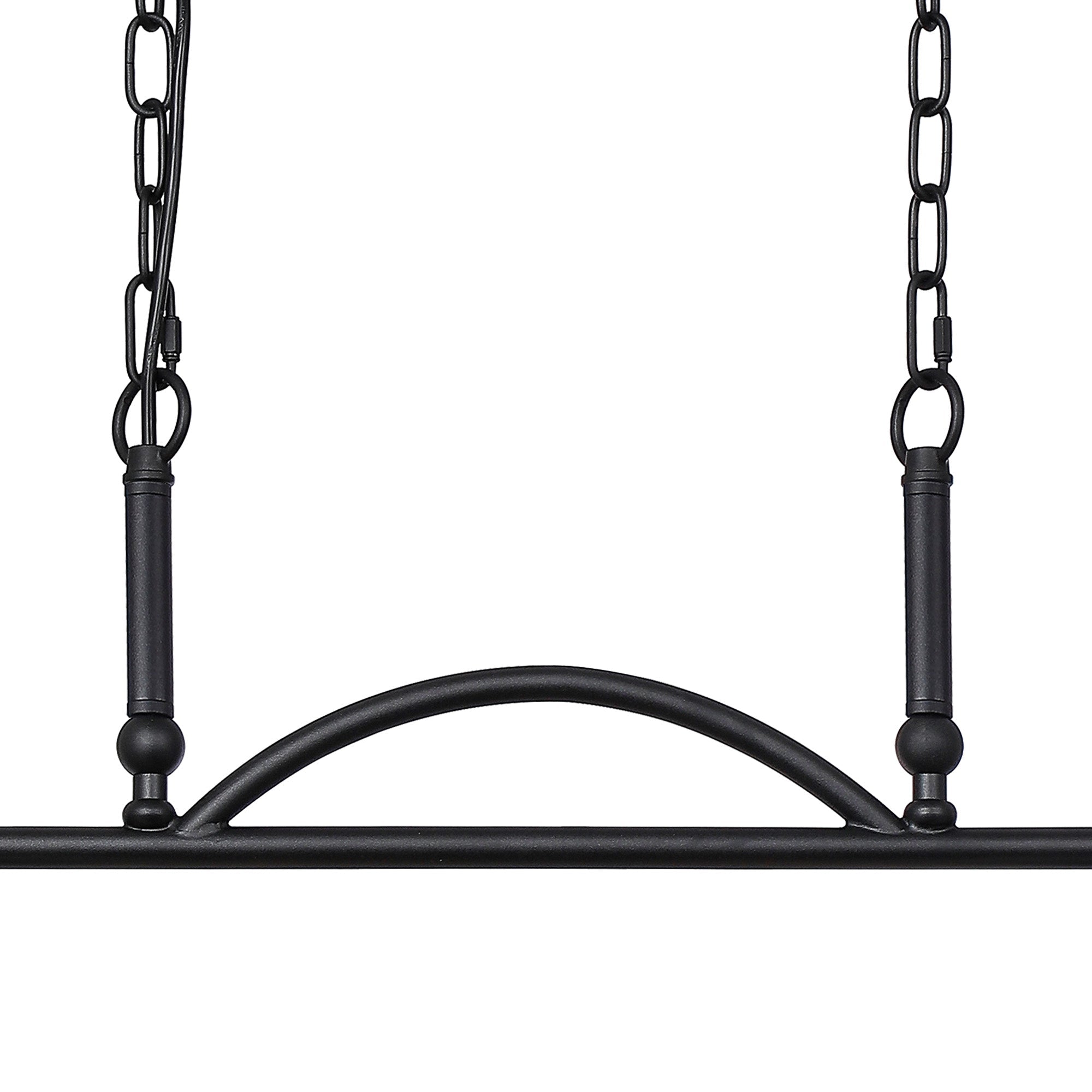 Luminosity Designs - Matt Black Sledmere 2 Light Bar (Converts to Semi Flush) 2x E27 - Luminosity Designs Ltd