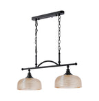 Luminosity Designs - Matt Black Sledmere 2 Light Bar (Converts to Semi Flush) 2x E27 - Luminosity Designs Ltd