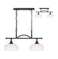 Luminosity Designs - Matt Black Sledmere 2 Light Bar (Converts to Semi Flush) 2x E27 - Luminosity Designs Ltd