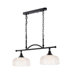 Luminosity Designs - Matt Black Sledmere 2 Light Bar (Converts to Semi Flush) 2x E27 - Luminosity Designs Ltd