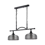 Luminosity Designs - Matt Black Sledmere 2 Light Bar (Converts to Semi Flush) 2x E27 - Luminosity Designs Ltd