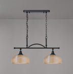Luminosity Designs - Matt Black Sledmere 2 Light Bar (Converts to Semi Flush) 2x E27 - Luminosity Designs Ltd