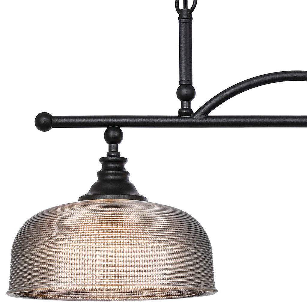 Luminosity Designs - Matt Black Sledmere 2 Light Bar (Converts to Semi Flush) 2x E27 - Luminosity Designs Ltd