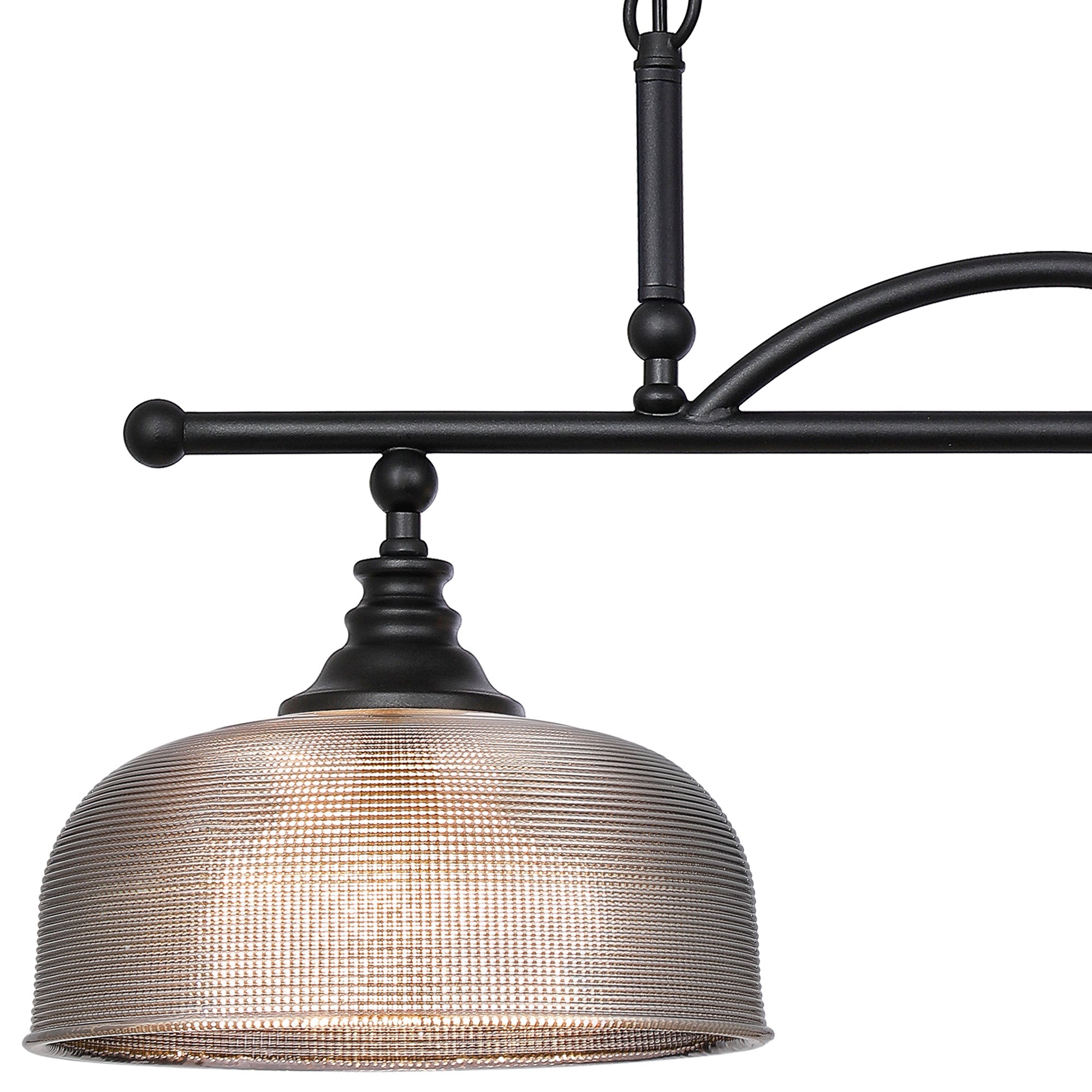 Luminosity Designs - Matt Black Sledmere 2 Light Bar (Converts to Semi Flush) 2x E27 - Luminosity Designs Ltd