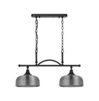 Luminosity Designs - Matt Black Sledmere 2 Light Bar (Converts to Semi Flush) 2x E27 - Luminosity Designs Ltd