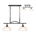 Luminosity Designs - Matt Black Sledmere 2 Light Bar (Converts to Semi Flush) 2x E27 - Luminosity Designs Ltd