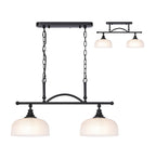 Luminosity Designs - Matt Black Sledmere 2 Light Bar (Converts to Semi Flush) 2x E27 - Luminosity Designs Ltd