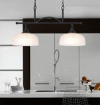 Luminosity Designs - Matt Black Sledmere 2 Light Bar (Converts to Semi Flush) 2x E27 - Luminosity Designs Ltd