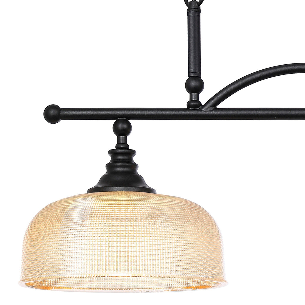 Luminosity Designs - Matt Black Sledmere 2 Light Bar (Converts to Semi Flush) 2x E27 - Luminosity Designs Ltd