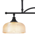 Luminosity Designs - Matt Black Sledmere 2 Light Bar (Converts to Semi Flush) 2x E27 - Luminosity Designs Ltd