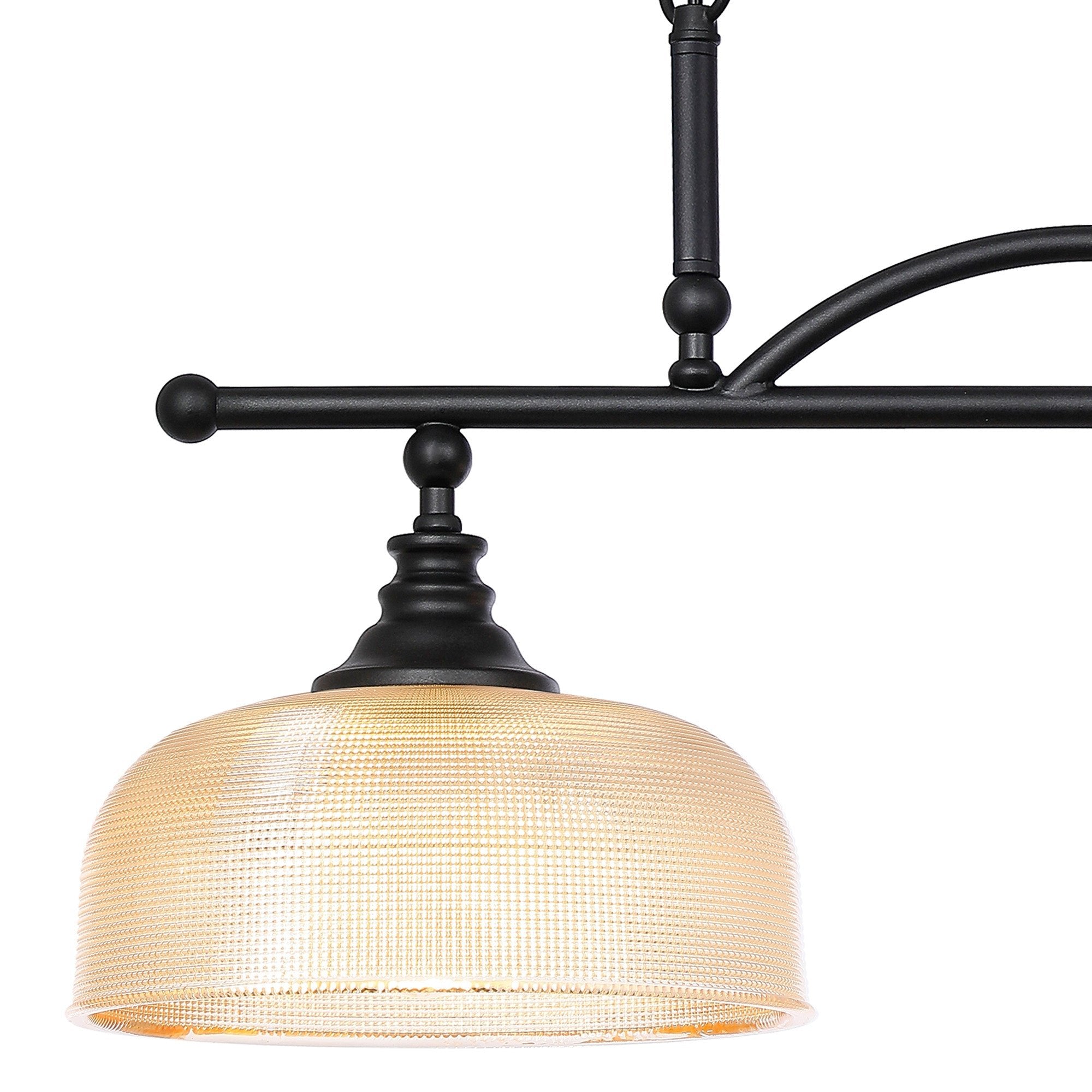Luminosity Designs - Matt Black Sledmere 2 Light Bar (Converts to Semi Flush) 2x E27 - Luminosity Designs Ltd