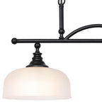 Luminosity Designs - Matt Black Sledmere 2 Light Bar (Converts to Semi Flush) 2x E27 - Luminosity Designs Ltd