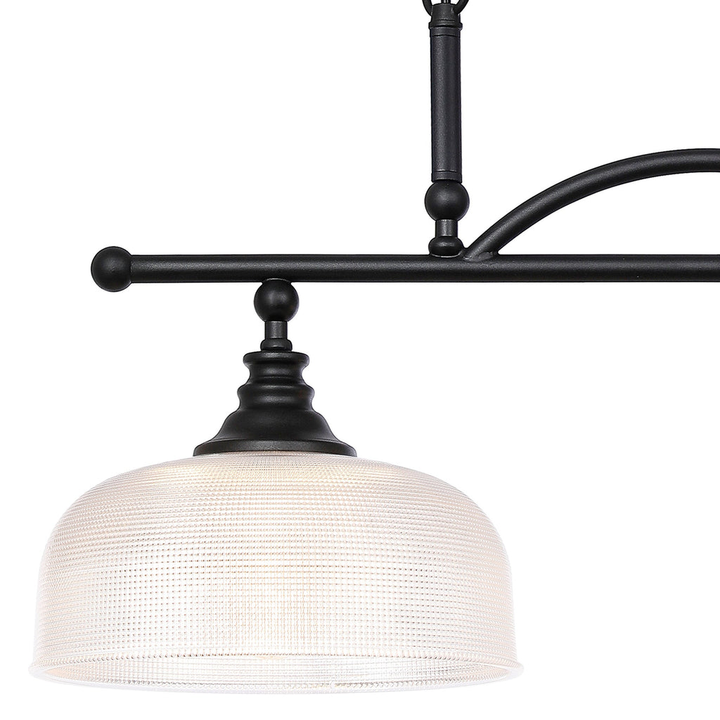 Luminosity Designs - Matt Black Sledmere 2 Light Bar (Converts to Semi Flush) 2x E27 - Luminosity Designs Ltd