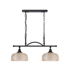 Luminosity Designs - Matt Black Sledmere 2 Light Bar (Converts to Semi Flush) 2x E27 - Luminosity Designs Ltd