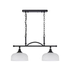 Luminosity Designs - Matt Black Sledmere 2 Light Bar (Converts to Semi Flush) 2x E27 - Luminosity Designs Ltd