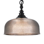 Luminosity Designs - Matt Black Sledmere 27cm Flush/Single Pendant, 1 Light Adjustable to Semi Flush, E27 - Luminosity Designs Ltd