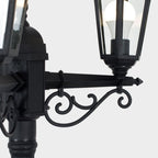 LSE - Mayfair Acrylic Budget Outdoor Large 3 Headed Lamp Post, 3 x E27 - Luminosity Designs Ltd