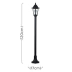 LSE - Mayfair Acrylic Budget Outdoor Post Light Bollards, 1 x E27 - Luminosity Designs Ltd