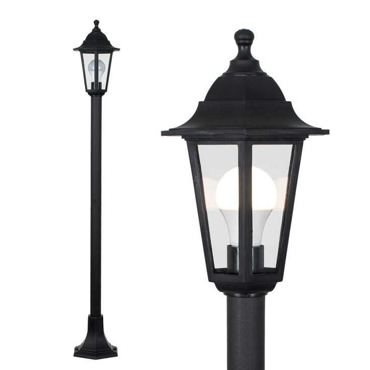 LSE - Mayfair Acrylic Budget Outdoor Post Light Bollards, 1 x E27 - Luminosity Designs Ltd