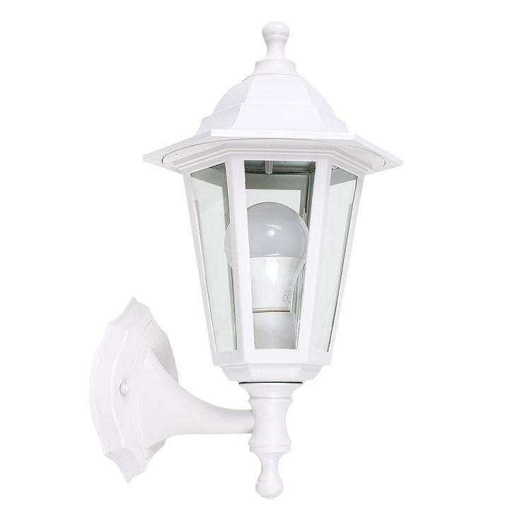 LSE - Mayfair Acrylic Budget Outdoor Wall Lantern, 1 x E27 - Luminosity Designs Ltd