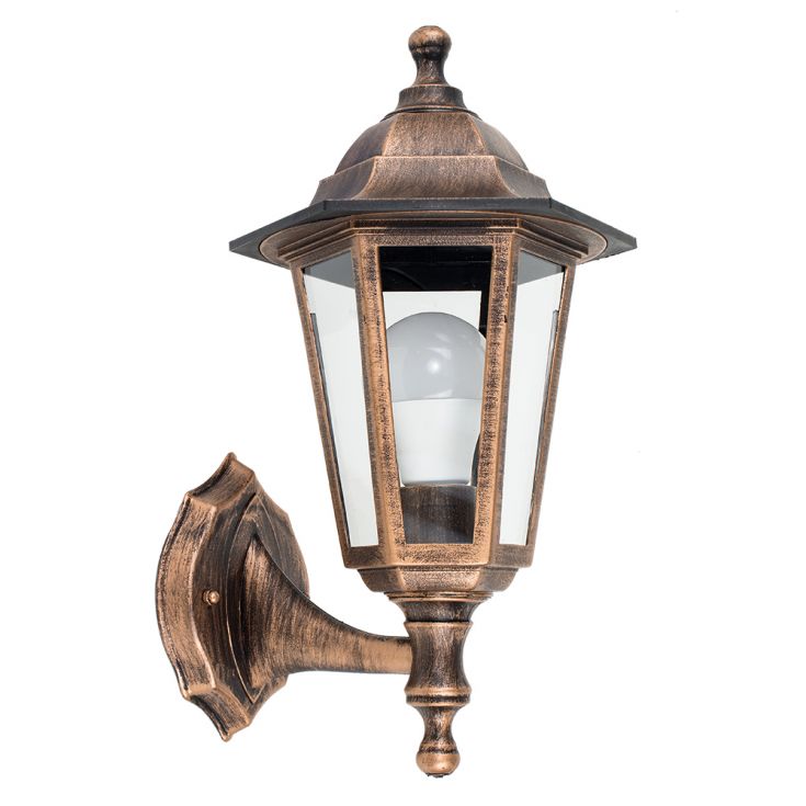 LSE - Mayfair Acrylic Budget Outdoor Wall Lantern, 1 x E27 - Luminosity Designs Ltd