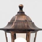 LSE - Mayfair Acrylic Budget Outdoor Wall Lantern, 1 x E27 - Luminosity Designs Ltd