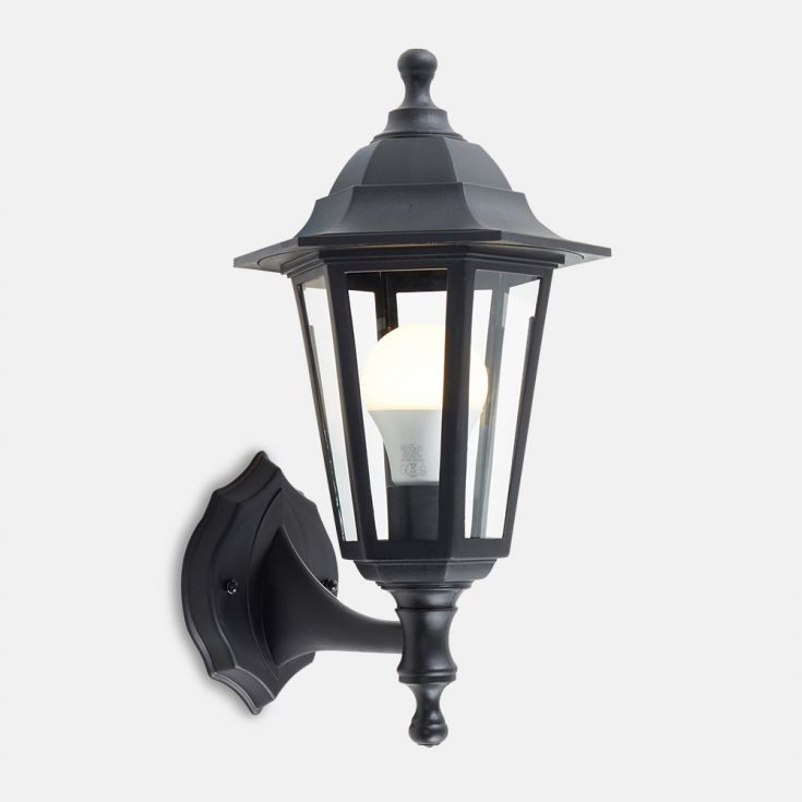 LSE - Mayfair Acrylic Budget Outdoor Wall Lantern, 1 x E27 - Luminosity Designs Ltd