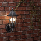 LSE - Mayfair Acrylic Budget Outdoor Wall Lantern, with PIR Motion Sensor, 1 x E27 - Luminosity Designs Ltd
