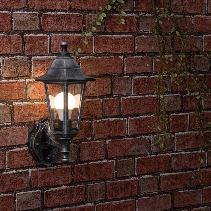 LSE - Mayfair Acrylic Budget Outdoor Wall Lantern, with PIR Motion Sensor, 1 x E27 - Luminosity Designs Ltd