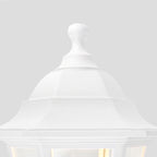 LSE - Mayfair Acrylic Budget Outdoor Wall Lantern, with PIR Motion Sensor, 1 x E27 - Luminosity Designs Ltd