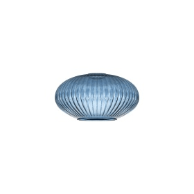 Luminosity Designs - Medium Oval Pendulum Ribbed Glass Shades - Luminosity Designs Ltd