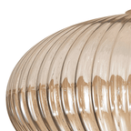 Luminosity Designs - Medium Oval Pendulum Ribbed Glass Shades - Luminosity Designs Ltd