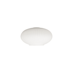 Luminosity Designs - Medium Oval Pendulum Ribbed Glass Shades - Luminosity Designs Ltd