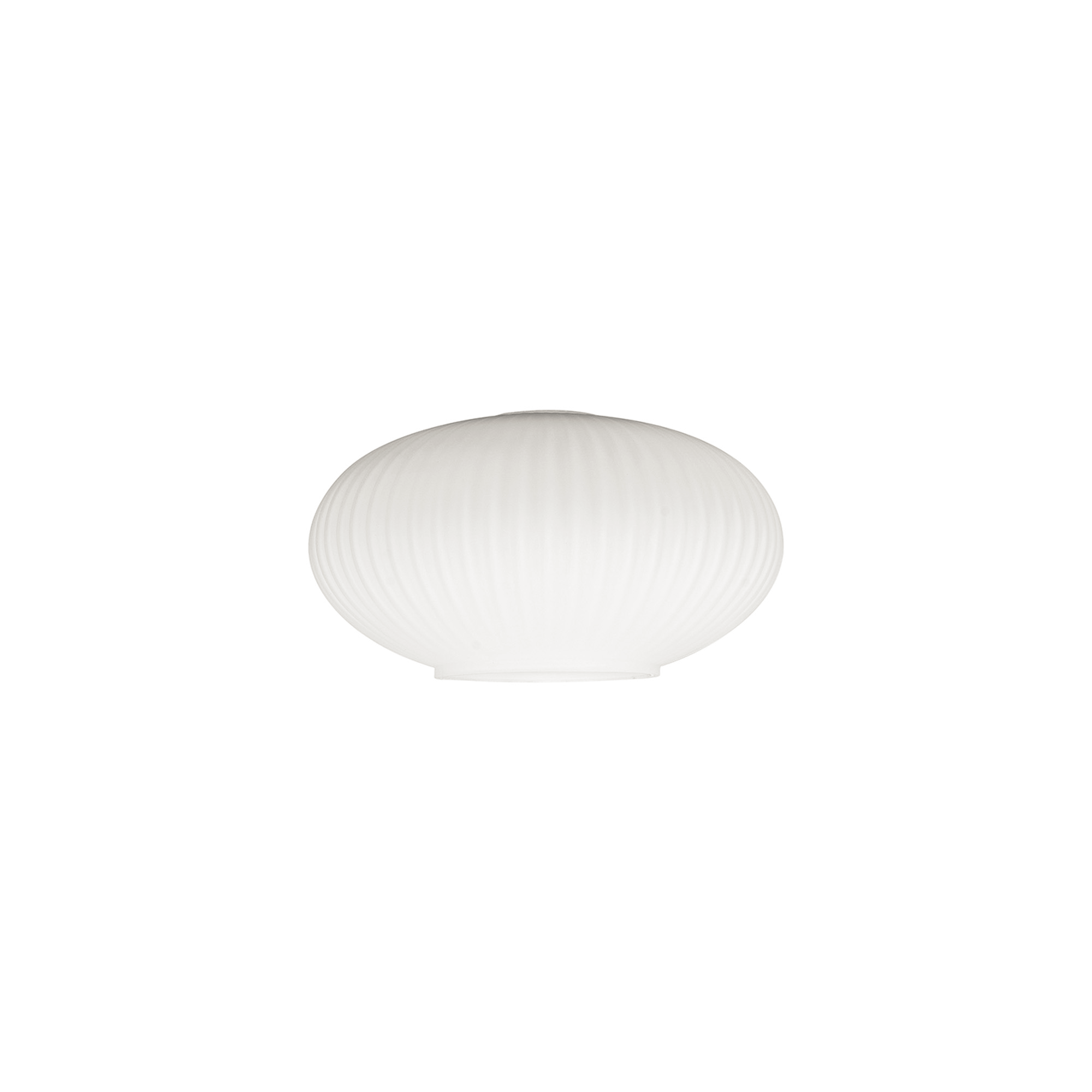 Luminosity Designs - Medium Oval Pendulum Ribbed Glass Shades - Luminosity Designs Ltd