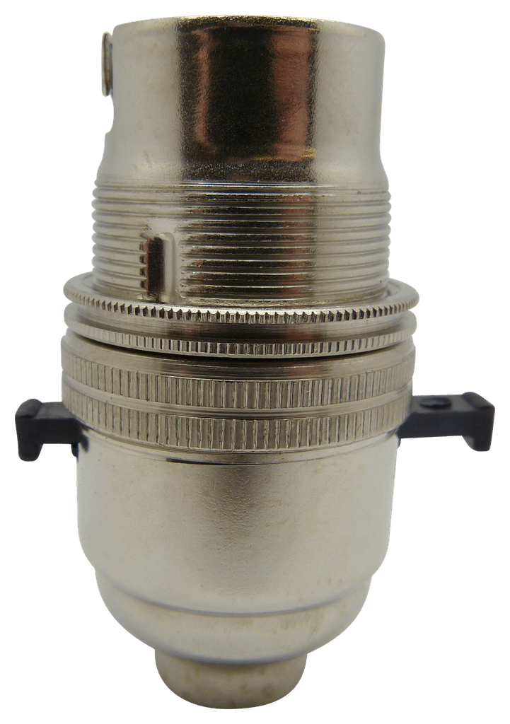 Luminosity Designs - Metal BC Switched Lampholder (Half Inch) - Luminosity Designs Ltd
