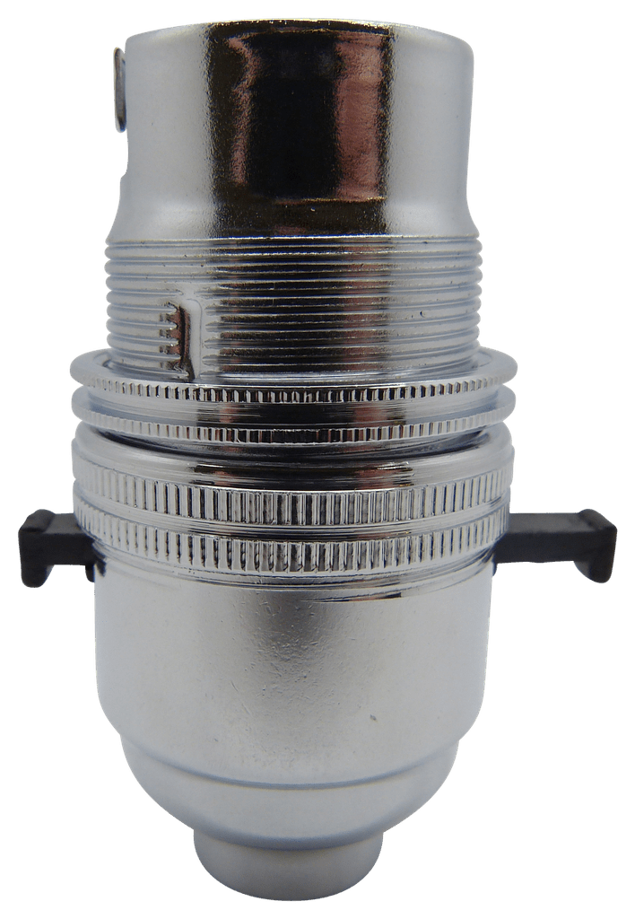 Luminosity Designs - Metal BC Switched Lampholder (Half Inch) - Luminosity Designs Ltd
