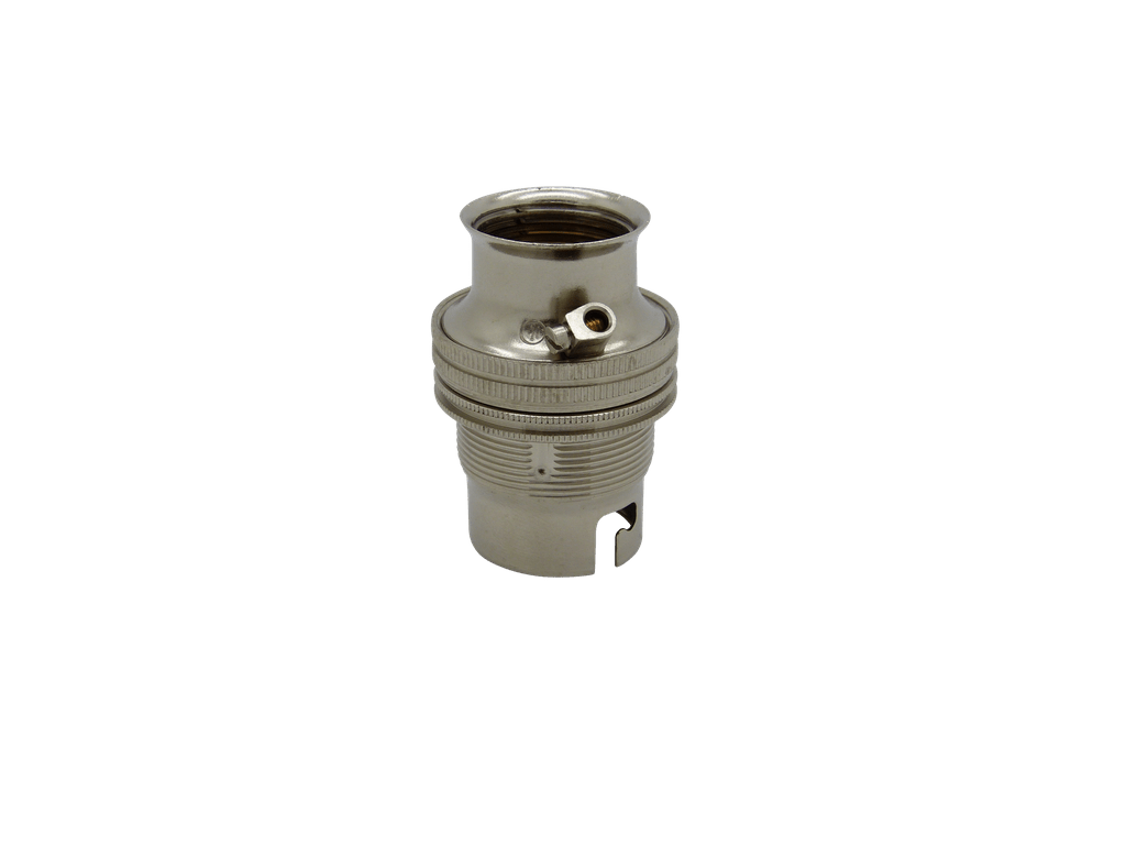 Luminosity Designs - Metal BC Unwitched Lampholder (Conduit 20mm) - Luminosity Designs Ltd