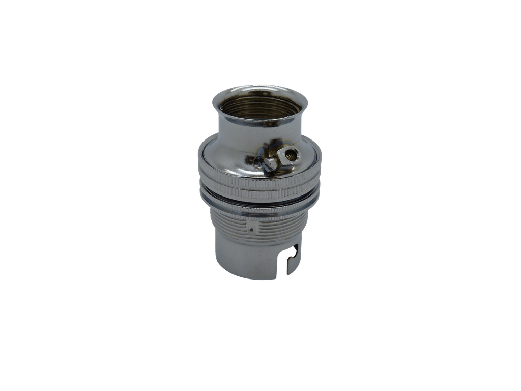 Luminosity Designs - Metal BC Unwitched Lampholder (Conduit 20mm) - Luminosity Designs Ltd