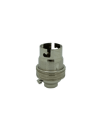 Luminosity Designs - Metal BC Unwitched Lampholder (Half Inch) - Luminosity Designs Ltd