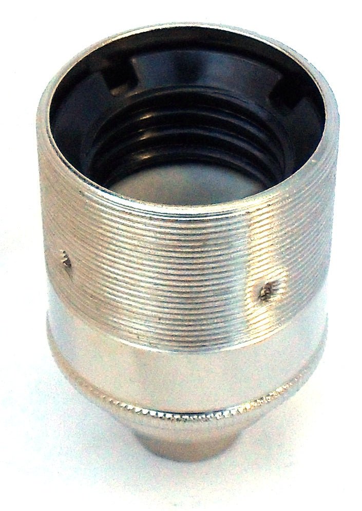 Luminosity Designs - Metal ES Unswitched Lampholder (Half Inch) - Luminosity Designs Ltd