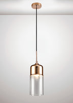 Deco - Mia Single Tube Pendant - Luminosity Designs Ltd