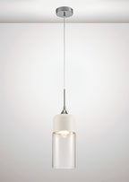Deco - Mia Single Tube Pendant - Luminosity Designs Ltd