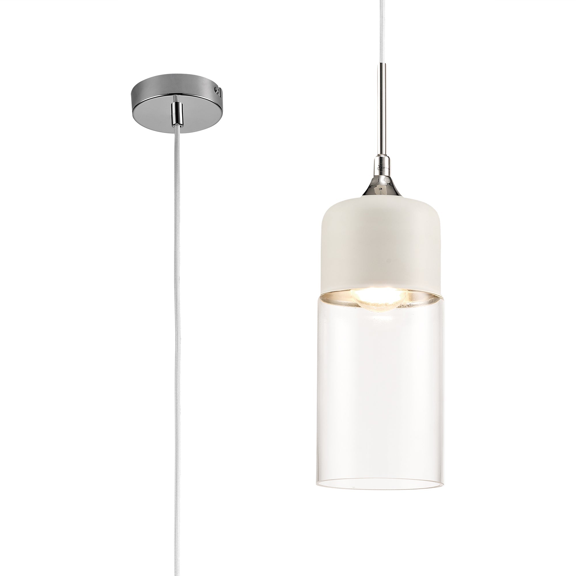 Deco - Mia Single Tube Pendant - Luminosity Designs Ltd