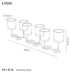 Diyas Home - Mika Mosaic Candle Holder - Luminosity Designs Ltd