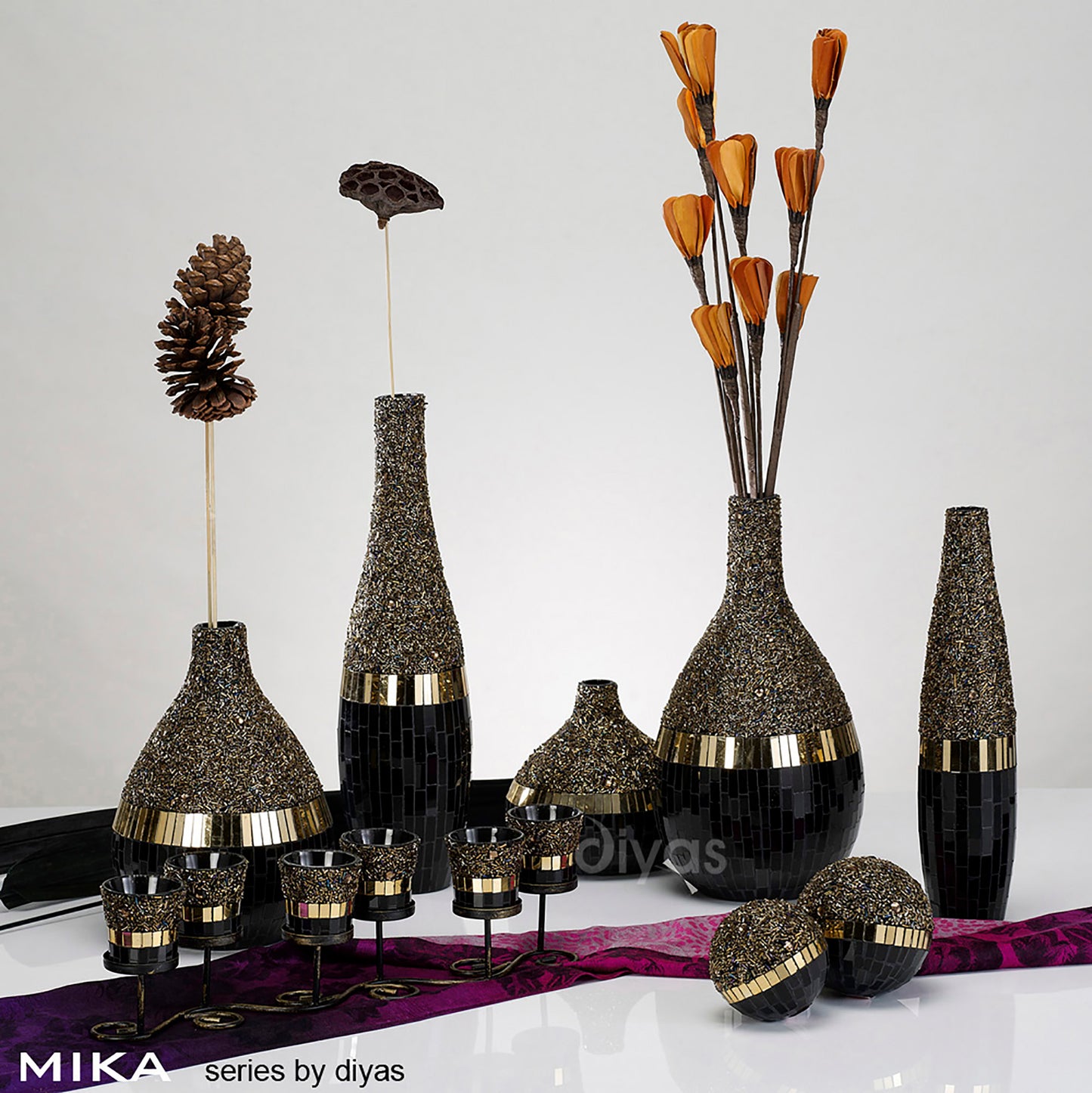 Mika Mosaic Vase - Small